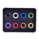 thumbnail image 2 of 8 piezas de cojinetes de skate premium, piezas de reparación Abec de material acero con caja de almacenamiento de hierro de repuesto para ruedas de patines color DYNWAVEMX Rodamientos para patinetas, 2 of 8