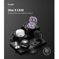 thumbnail image 2 of Ringke Slim-X Compatible with Galaxy Buds FE / Buds 2 Pro / Buds 2 / Pro / Live Case, Smudge Proof Hard Protective Sturdy Thin Cover for Samsung Buds Series with Keychain Carabiner - Matte Black, 2 of 11