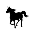 thumbnail image 2 of Horse Silhouette Wall Decal Sticker, Wallmonkeys Peel & Stick Vinyl Graphic (24 in W x 17 in H), 2 of 4