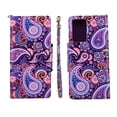 thumbnail image 3 of Purple Paisley Case for Samsung Galaxy Note 20 Ultra Magnetic Detachable Pu Leather Wallet Cover Flap Closure and Snap-on Book Style Cases Card Holders Wrist Strap 2 in 1 Folio, 3 of 3