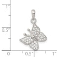thumbnail image 3 of Sterling Silver Cubic Zirconia Butterfly Pendant, 3 of 3