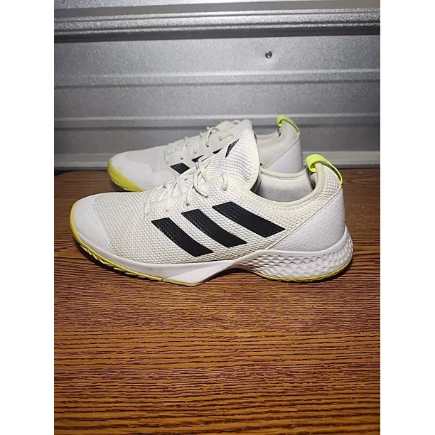 Ad-id-as Mens Court Control FZ3650 White Running Shoes Sneakers Size 10.5