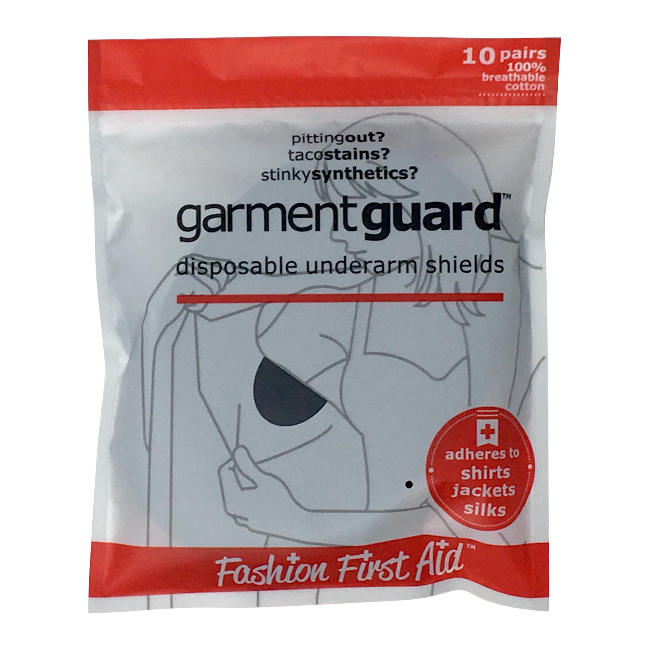 Garment Guard the original cotton disposable adhesive underarm shields