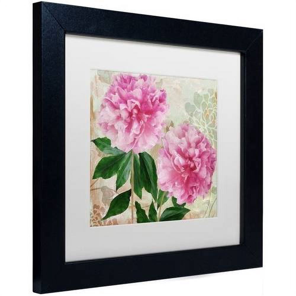 Trademark Fine Art "Sonata I" Canvas Art by Color Bakery White Matte, Black Frame
