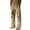 Z183-Khaki, variant on XINPING Men's Summer Casual Pants Trendy Golf Casual Pants Stretch Waist Beach Pant Lightweight Jogging, Workout Trousers