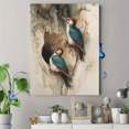 thumbnail image 4 of Vintage Woodpecker Canvas Wall Art Print, Living Room Bedroom Study Home Decor, 4 of 8