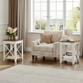thumbnail image 5 of HOOBRO End Table 2-Tier Nightstand with USB Ports and Outlets Sofa Coffee Table Living Room WH45UBZ01, 5 of 10