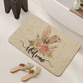 thumbnail image 4 of Qocolhg Happy Easter Eggs Entrance Door Mat, Spring Bunny Ears Low Profile Tradition Decor Welcome Mat, Non-Slip Carpet Rugs Floor Mat Decorative for Home/Bathroom/Kitchen/Indoor, 16x24 inch, 4 of 9