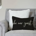 thumbnail image 3 of Farmhouse Throw Pillow Cover 12x20 Inch Be Our Guest Pillow Cover Beige Cozy Relax Decorations Lumbar Decorative Pillow Case for Home Guest Room Bedroom Essentials Couch Sofa Bed Decor, 3 of 6