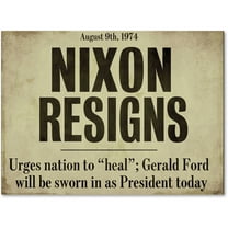 Trademark Fine Art "Nixon" Canvas Art by Color Bakery