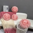 thumbnail image 4 of JWH 3D Handmade Round Decorative Sunflower Throw Pillows for Couch Bed Bedroom Home 12inch Pink, 4 of 11