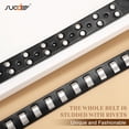 thumbnail image 5 of Women's Leather Belts for Jeans Belt with Vintage Metal Buckle Belt for Women, 5 of 8