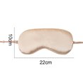 thumbnail image 2 of Sleeping Mask, Warm, Block Out Light, Comfort Sleep Eye Mask for Travel Meditation Nap, 2 of 5