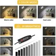 thumbnail image 2 of Lámpara de escritorio YONGSHENG USB 7w 48 LEDs 3 Colores 10 regulables Negra, 2 of 5