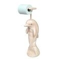 thumbnail image 3 of Hickory Manor House Free Standing Dolphin Toilet Paper Holder, 3 of 4