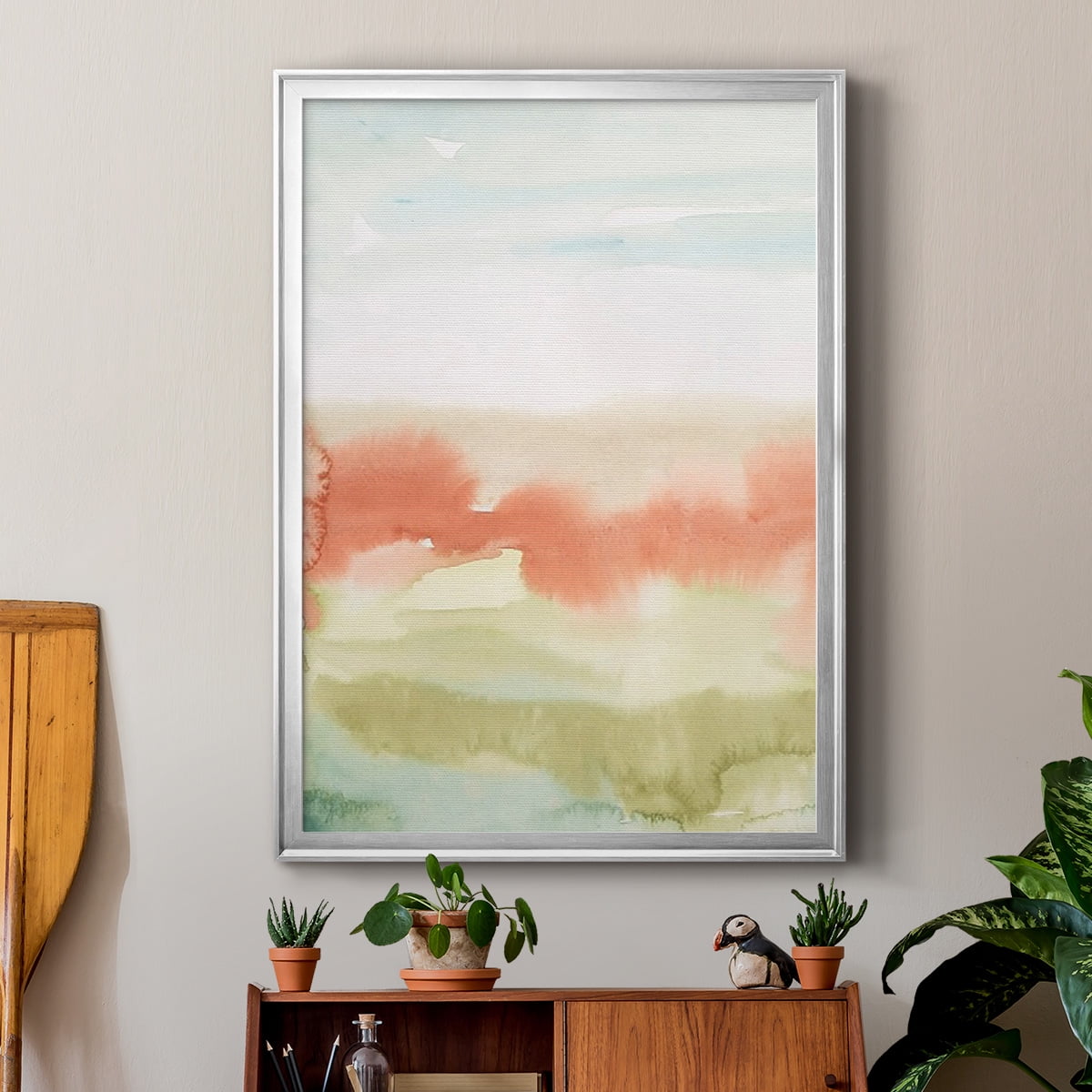 Blushing Sunrise I Premium Framed Print, in Gold, Black, or Silver - Ready to Hang