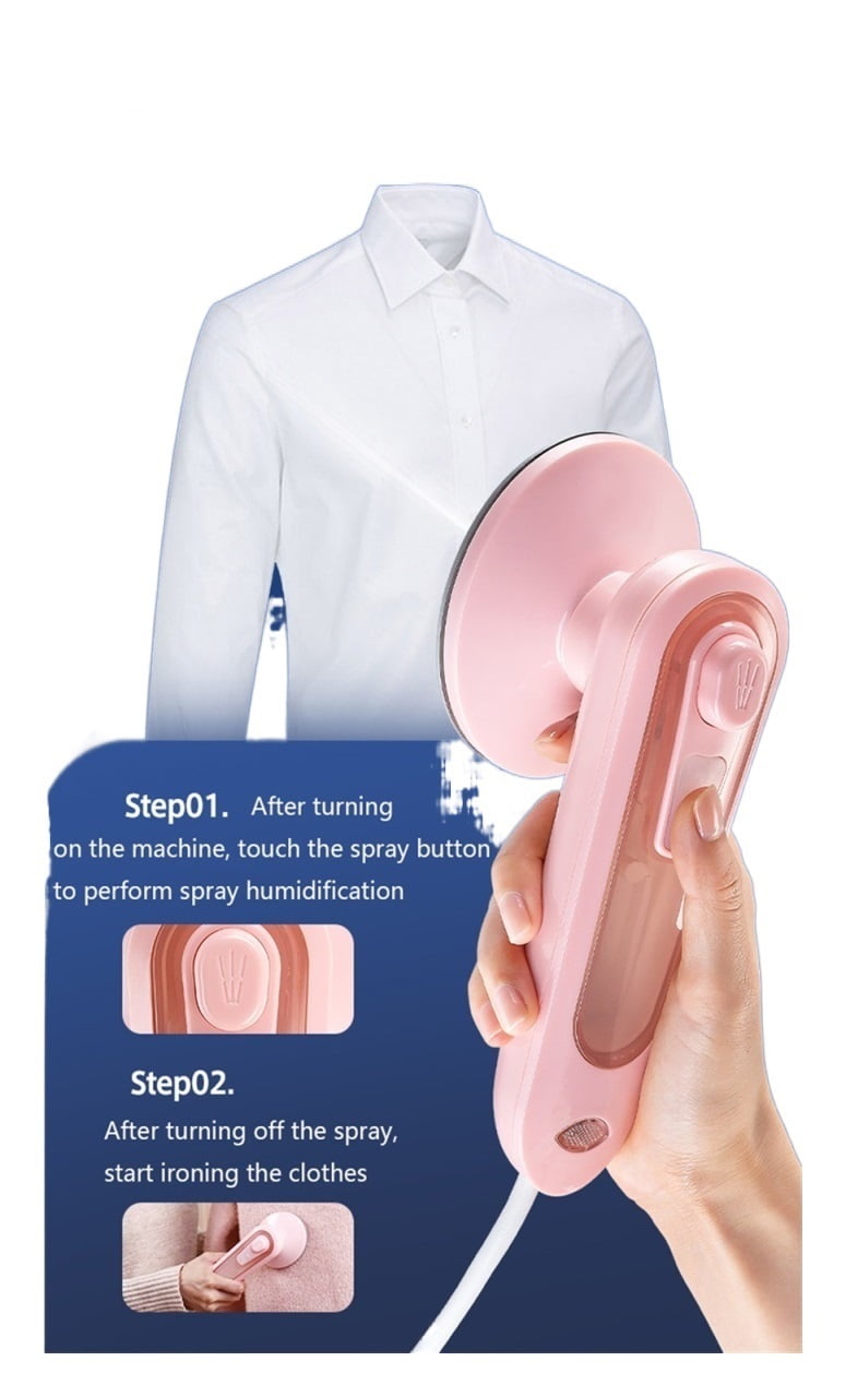 Electric steam iron Fast Heat Handheld hanging Iron Portable garment steamer with Ceramic Soleplate For Home Travel ,Safe to Use