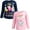 Navy blue / pink, variant on Peppa Pig Toddler Girls 2 Pack Long Sleeve T-Shirts Toddler to Big Kid