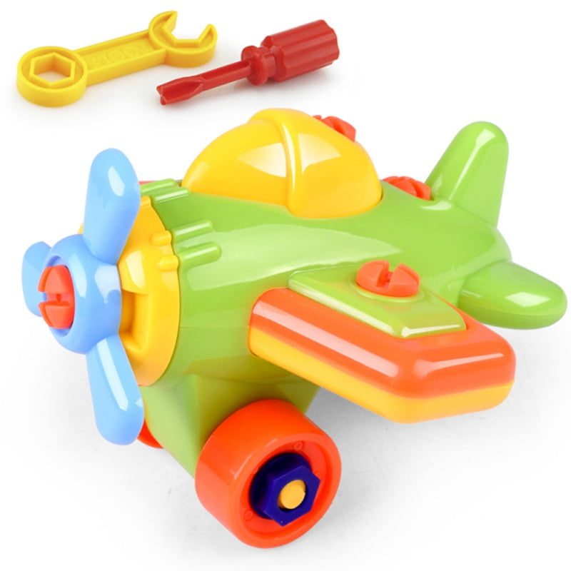 Children Kids Disassembly Assembly Airplane Train Toy Early Learning ...