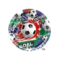 thumbnail image 1 of B 24 Pack Soccer Themed Paper Plates For Birthday Party Decoration 9 Inch, 1 of 7