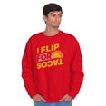 thumbnail image 5 of Funny Tacos Tuesday Eat Food Party Unisex Plus Size Sweatshirt Brisco Brands 5X, 5 of 6