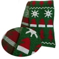 thumbnail image 3 of Bufanda navideña Bufanda de punto jacquard de moda invernal, 3 of 6