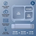 thumbnail image 3 of Bentgo Kids Stow & Go Lunch Box with Built-In Utensil, Leak-Proof Design, Removable Tray, Portion-Perfect Compartments for Kids and Teens (Navy Sky), 3 of 6