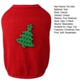 thumbnail image 6 of Mightlink Pet Christmas Vest Cartoon Christmas Elements Soft Washable Breathable Sleeveless Round Neck Christmas Tree Warm Dog Vest Pet Clothes, 6 of 6