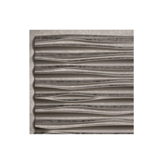 FASÄDE Easy Installation Dunes Galvanized Steel Wall Panel Sample (12" X 12" Sample)