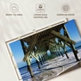 thumbnail image 6 of Elephant Stock Under Wrightsville Beach Pier Wall Art - Horizontal Canvas Wall Art - Living Room Wall Decor - Nautical Canvas - Blue And Gray Decor - 12" x 8", 6 of 8