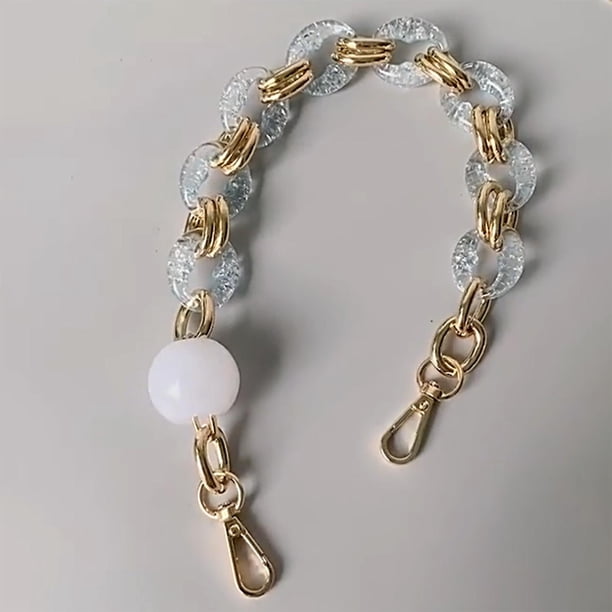 WADORN 2 Piezas De Dijes Para Bolso De Mano, Cadenas, 12.6 In, Esmaltado, Asas De Cadena, Colgante Con Temática Oceánica Para Mujer, Cartera, Bolso, Bolso Cruzado