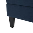 thumbnail image 3 of Carolina Fabric Storage Ottoman, Dark Blue, 3 of 6