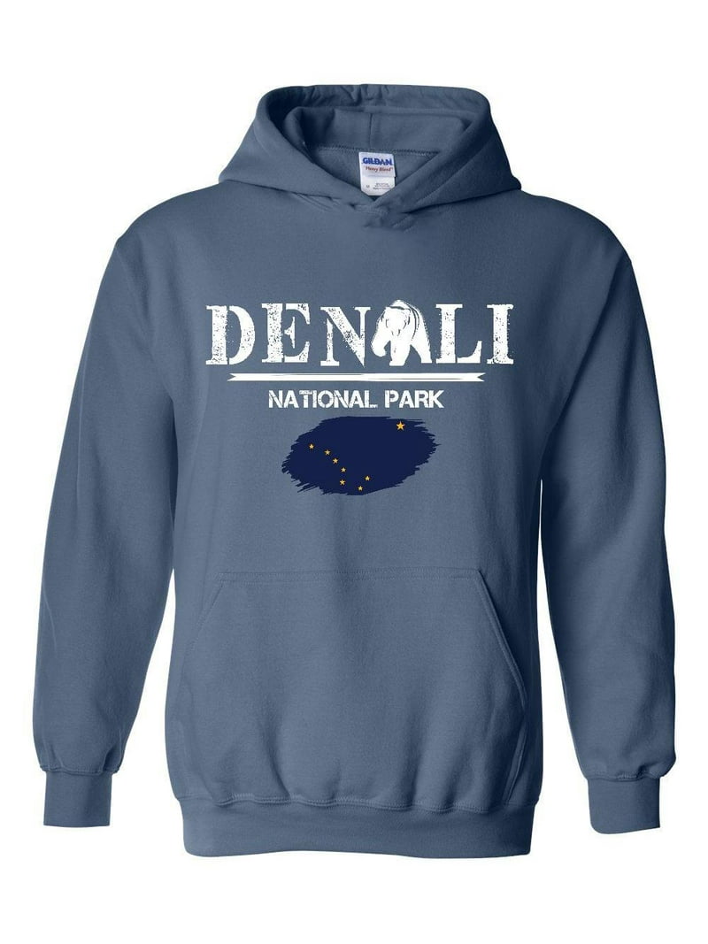 NIB - Mens Plus Sweatshirts and Hoodies, up Size - Denali National Park - Walmart.com