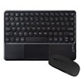 thumbnail image 1 of 1 set Bluetooth Keyboard Bluetooth mouse with Touchpad，Rechargeable Portable Wireless Bluetooth Tablet Keyboard with Trackpad Bluetooth mouseCompatible for iPad, iPhone,iOS Android Windows, 1 of 9