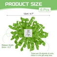thumbnail image 2 of Uxcell Lazos Rizados de Grosgrain de 4 Pulgadas para Envolver Regalos, Cinta Autoadhesiva, Lazos de Torcido Verde Hierba, 6 Piezas, 2 of 7