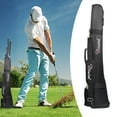 thumbnail image 3 of Bolsa de viaje para palos de golf Sharpla Camiseta de golf con Correa de hombro ajustable gruesa y resistente Negro, 3 of 6