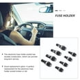 thumbnail image 2 of 16 Pcs Mini Fuse Holder Panel Mount Holders 12v Tap Kit Micro Black, 2 of 8