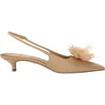 thumbnail image 2 of Sam Edelman Women's Faye Slingback Kitten Heel Ecru 10.5M, 2 of 5