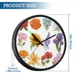 thumbnail image 3 of Indoor 12' Voice-Activated Luminous Decoration Wall Clock With LED Night Light A Simple Design and Flat Colors, 3 of 8