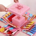 thumbnail image 5 of QenASHaing 5-Layer creative explosion gift box, gift wrap box. Creating a 5-Layer of various gifts by yourself. An ideal, mysterious self-made gift for birthday, Christmas and anniversaries., 5 of 7