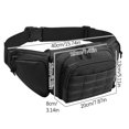 thumbnail image 2 of Ganfancp Outdoor Mountaineering Leisure Waistpack Running Sports Multifunctional Bag Cycling Bag Multifunctional Tool One Shoulder Waistpack Ofertas Flash Liquidación 1X Riñonera, 2 of 2