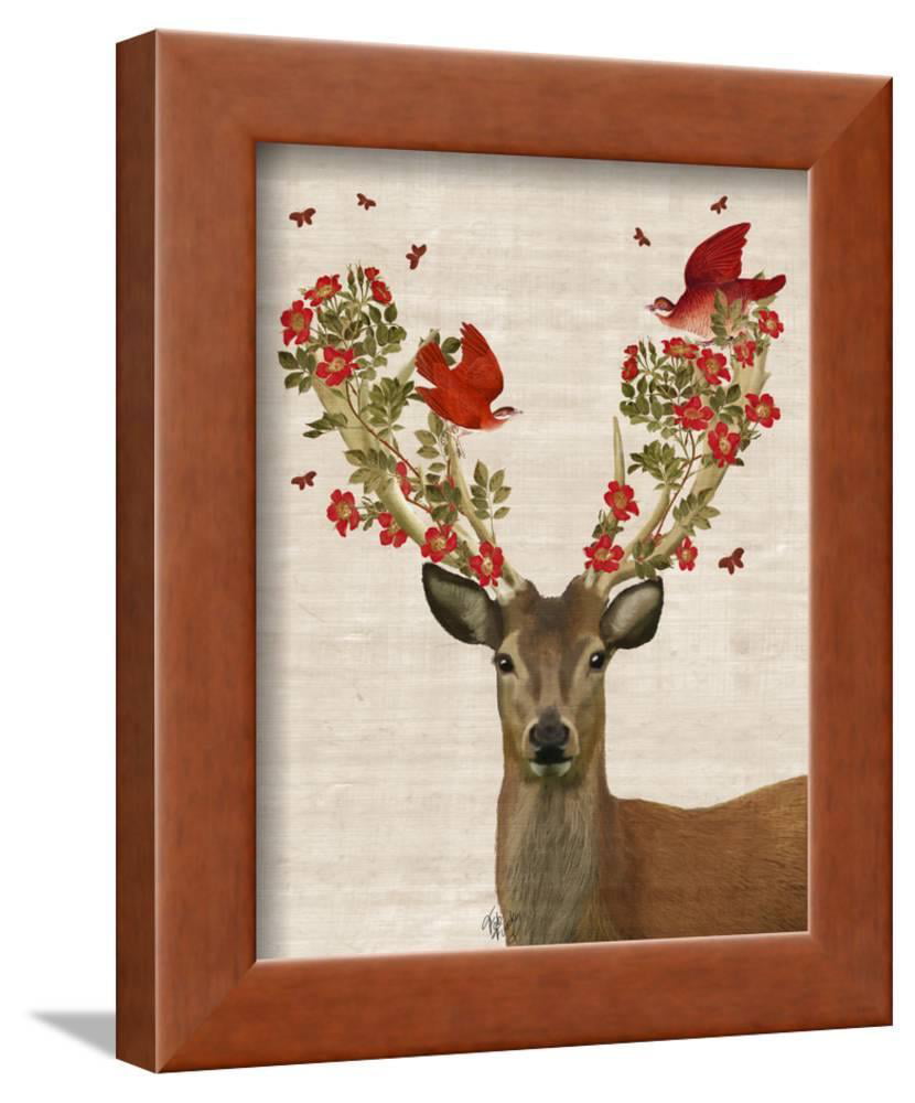 Animal Oil Painting Canvas Prints Painted Home Wall Decor Beautiful Elk Gifts FD 