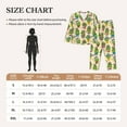 thumbnail image 4 of Bingfone Womens Pajama Sets Cute Cartoon Cactus Print,Long Sleeve Loungewear Pajamas Set-Medium, 4 of 8