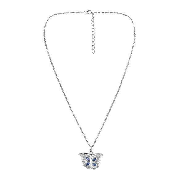 EARKITY Mothers Day Necklace, 925 Sterling Silver Heart Butterfly/I LOVE YOU Necklace, Mother Daughter Necklace, Mother Mom Moonstone Necklace Pendant Jewelry, Birthday Mothers Day Gifts for Mom