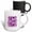 Multicolor, variant on 3drose, Dove with Celtic Peace Text in Lilac Tones, 15oz Mug
