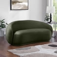 thumbnail image 2 of Meridian Furniture Emery Green Velvet Loveseat, 2 of 9