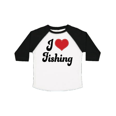 

Inktastic I Love Fishing Gift Toddler Boy or Toddler Girl T-Shirt