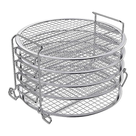 Stainless Steel Dehydrator Rack for Air Fryer and Pressure Cooker, Compatible with 6.5 & 8 Qt Models, Durable and Versatile Air Fryer Accessories