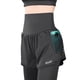 thumbnail image 3 of Pantalones deportivos de dos piezas de cintura alta para chica gordita, pantalones de fitness para mujer, pantalones de yoga de secado rápido, pantalones cortos para correr, tallas grandes, otoño e, 3 of 5