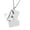 Silver, variant on O Envelope Necklace Love Secret Message Photos Locket Pendant Clavicle Necklaces